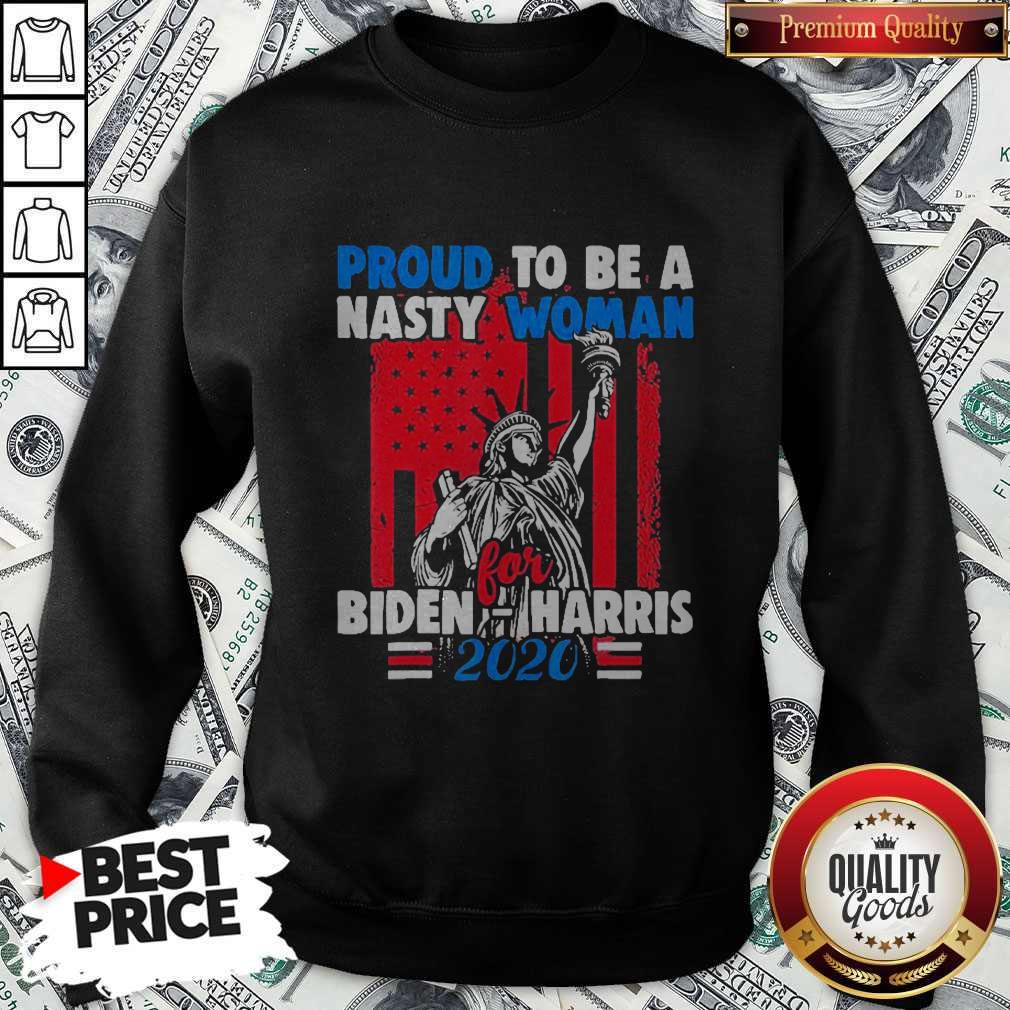 Proud To Be Nasty Woman For Biden Harris Shirt - Image 4