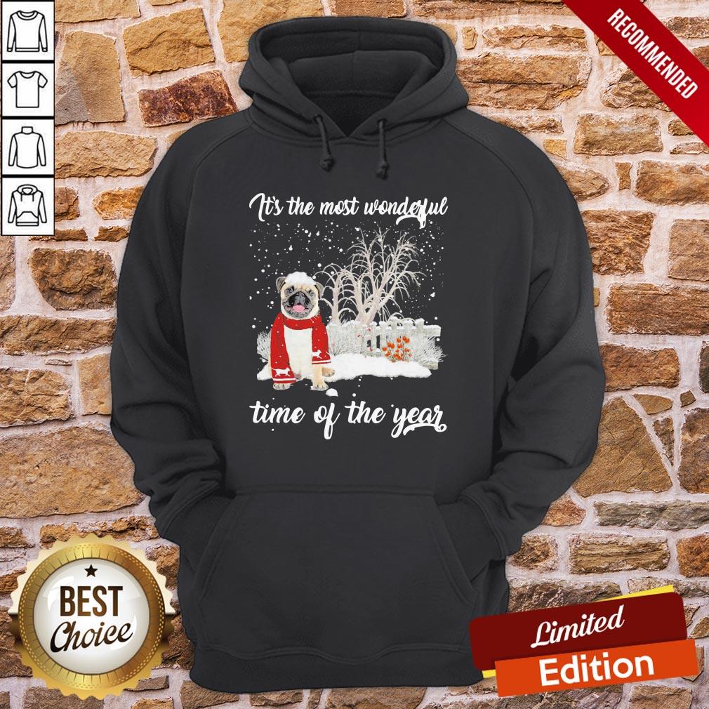 Pug It’s The Most Wonderful Time Of The Year Shirt - Image 5