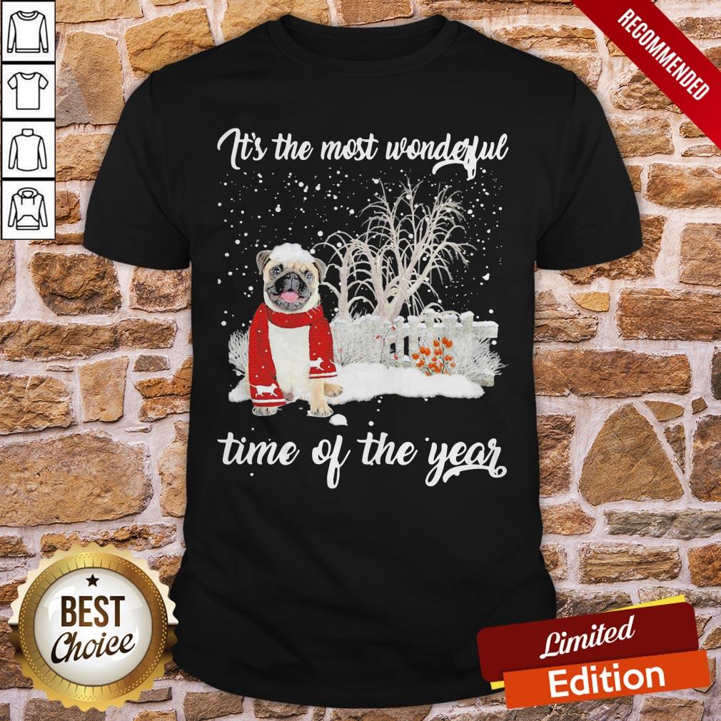 Pug It’s The Most Wonderful Time Of The Year Shirt