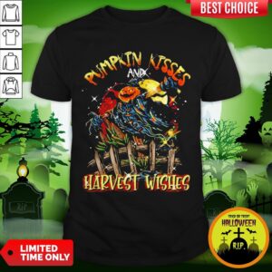 Pumpkin Kisses And Harvest Wishes Shirt