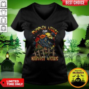 Alternative view of Pumpkin Kisses And Harvest Wishes Shirt