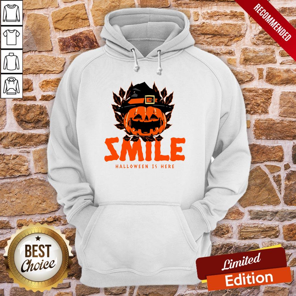 Pumpkin Smile Halloween Is Here Shirt - Image 5