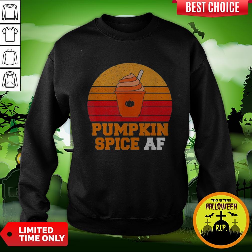 Pumpkin Spice Af Funny Men Husband Halloween Gift Vintage Shirt - Image 4