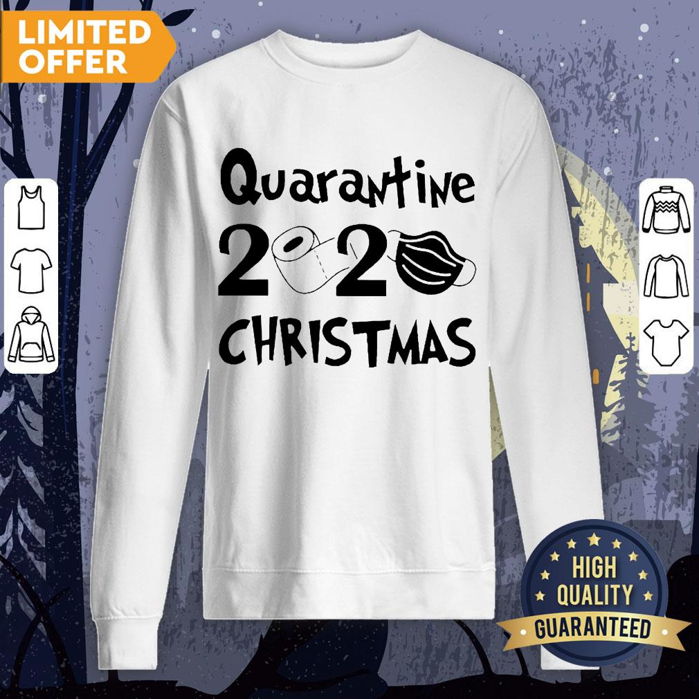 Quarantine 2020 Covid Christmas Shirt - Image 4