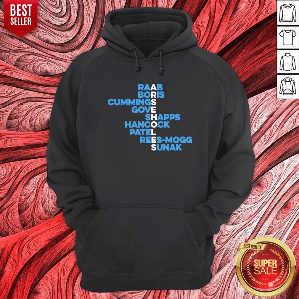 Raab Boris Cummings Gove Shapps Hancock Patel Reesmogg Sunak Shirt - Image 3