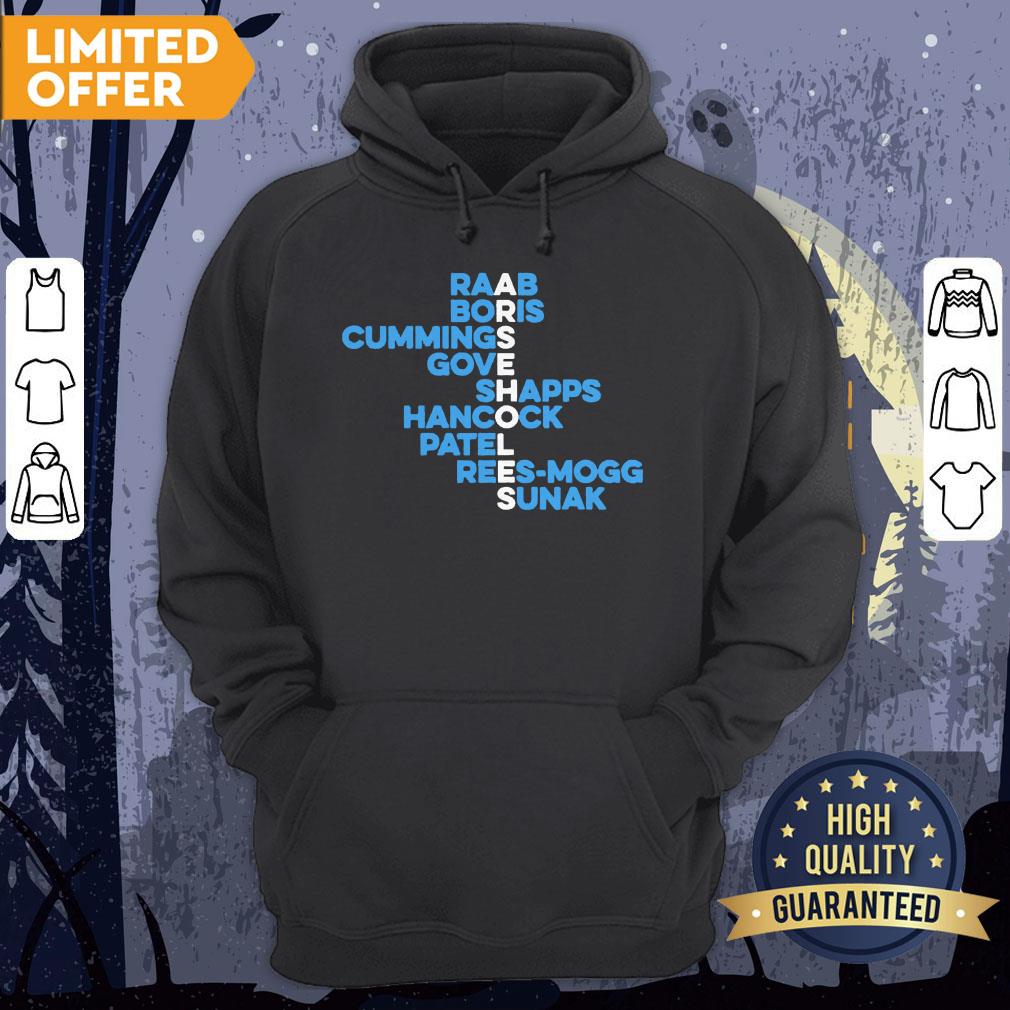 Raab Boris Cummings Gove Shapps Hancock Patel Reesmogg Sunak Shirt - Image 5