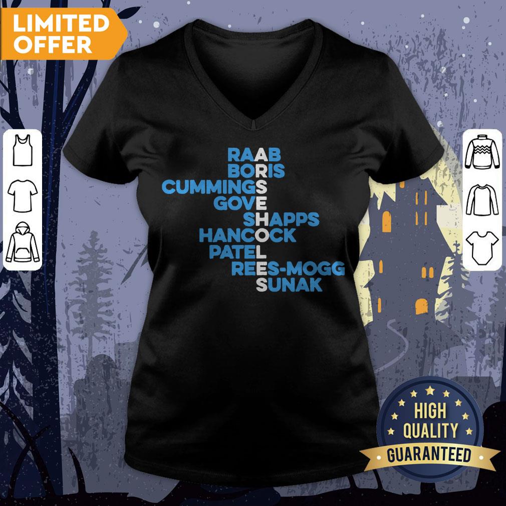 Raab Boris Cummings Gove Shapps Hancock Patel Reesmogg Sunak Shirt - Image 3