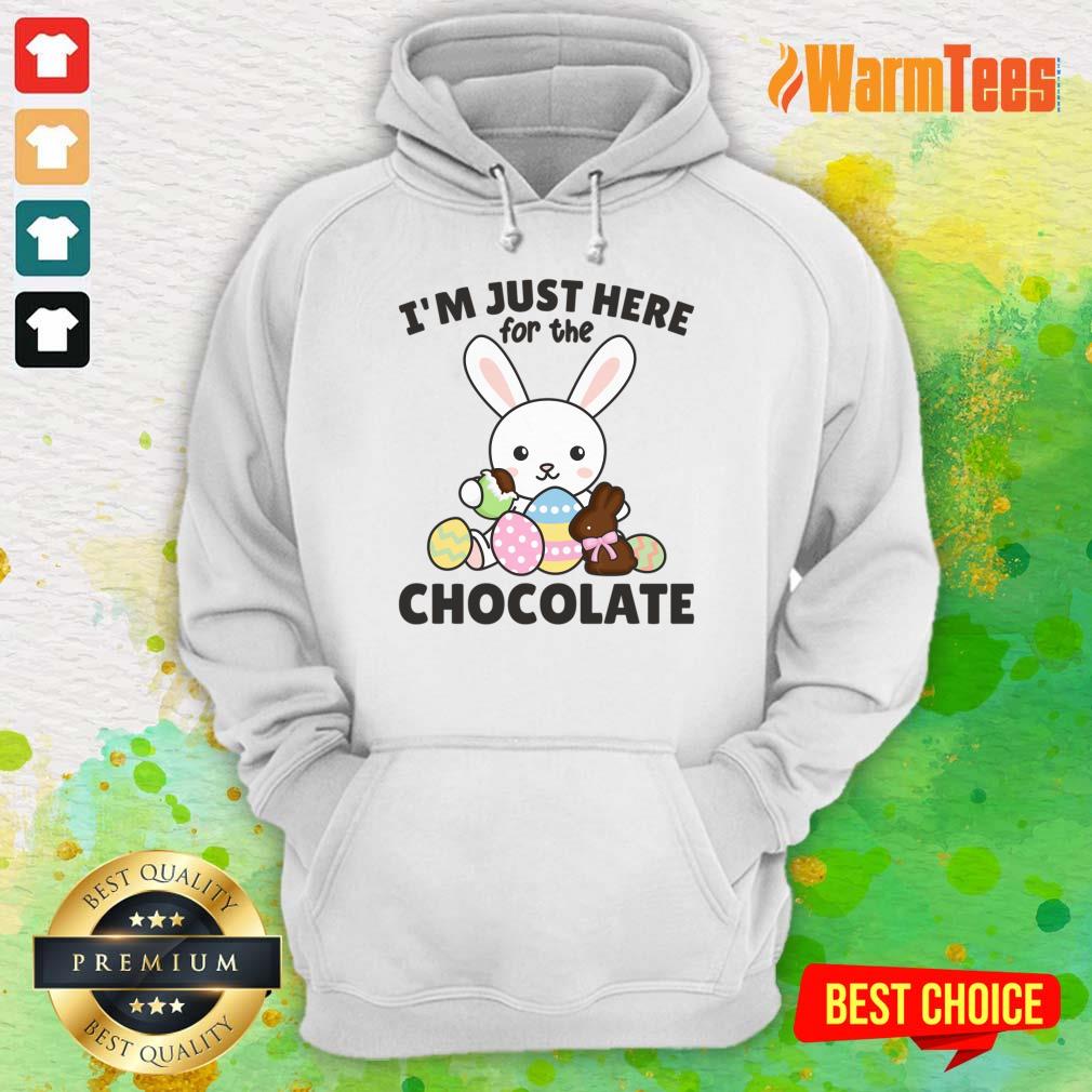Rabbit I'm Just Here For The Chocolate Shirt - Image 3