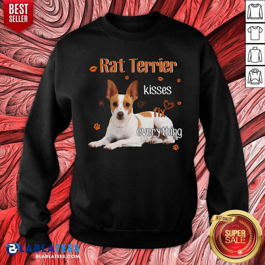 Rat Terrier Kisses Fix Everything Shirt - Image 4