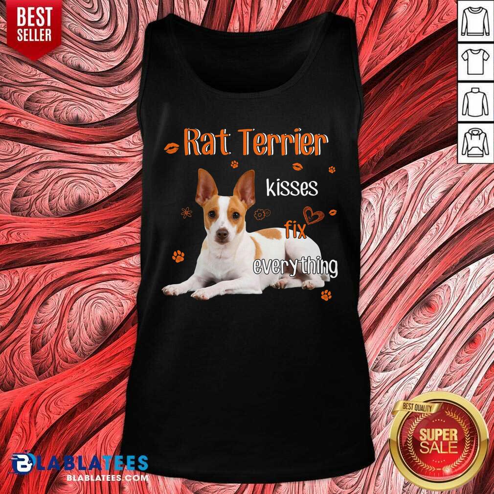Rat Terrier Kisses Fix Everything Shirt - Image 3