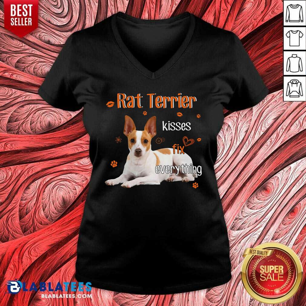 Rat Terrier Kisses Fix Everything Shirt - Image 2