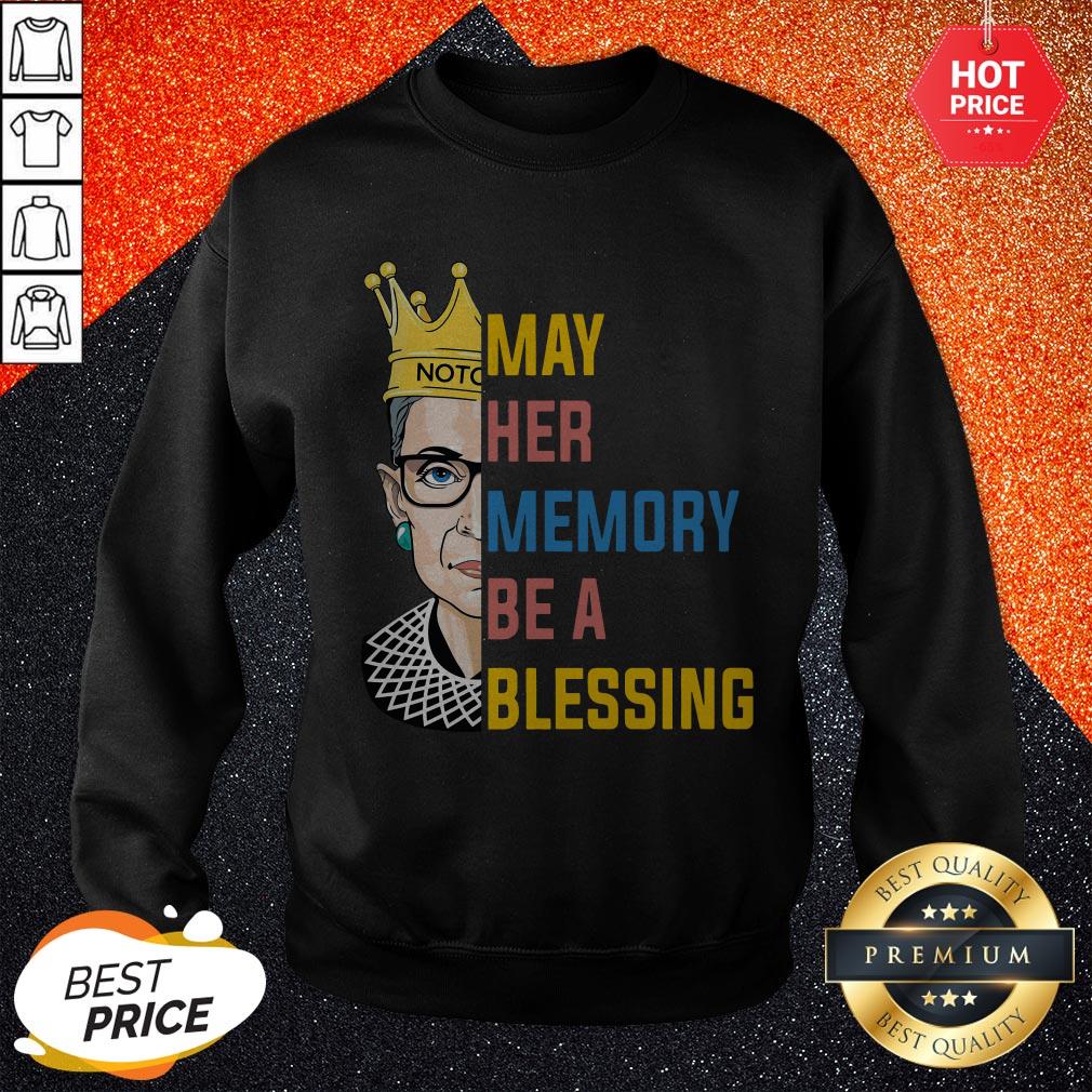 RBG Ruth Bader Ginsburg May Her Memory Be A Blessing Shirt - Image 4