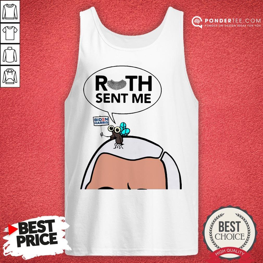Rbg Ruth Sent Me Fly Mike Pence Biden Harris Shirt - Image 2