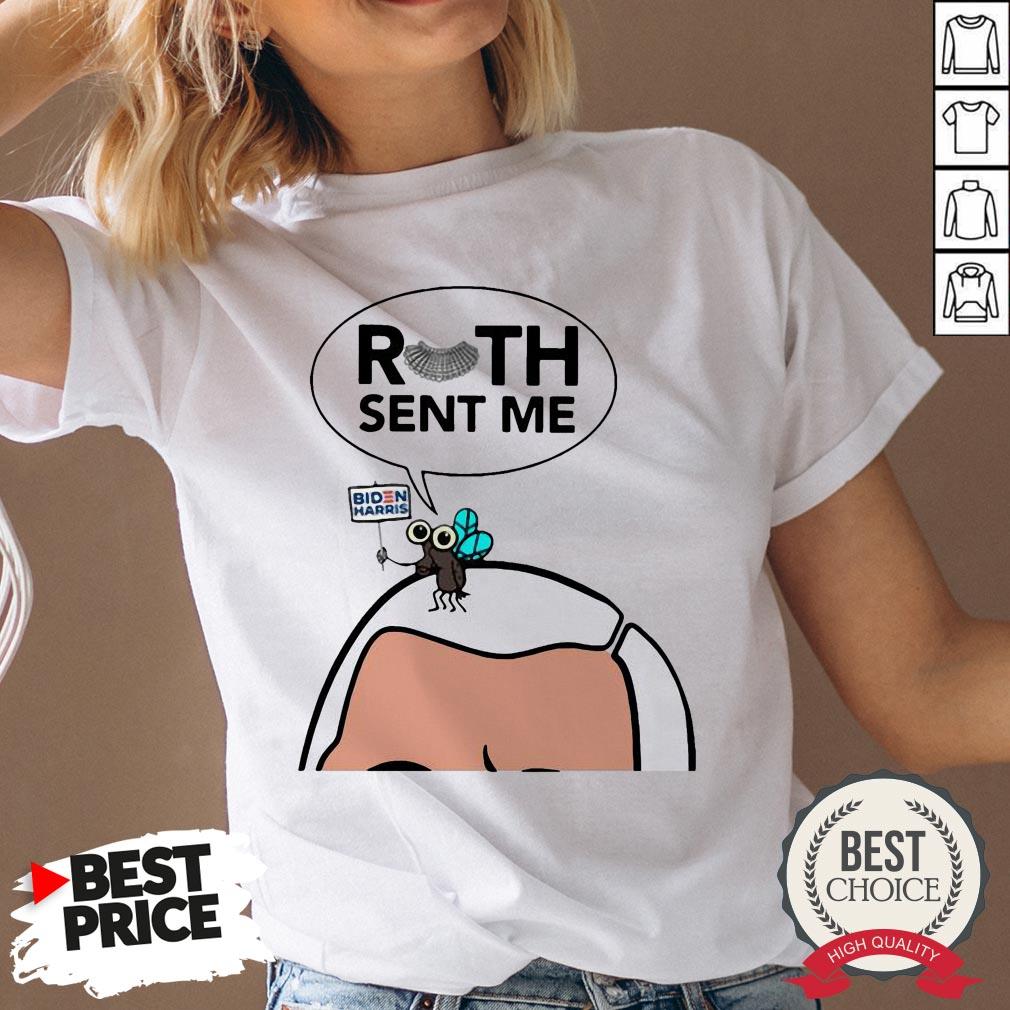 Rbg Ruth Sent Me Fly Mike Pence Biden Harris Shirt - Image 3