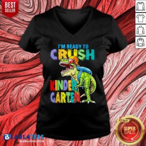 Alternative view of Ready To Crush Kindergarten Dinosaur Back to School Boys Shirt