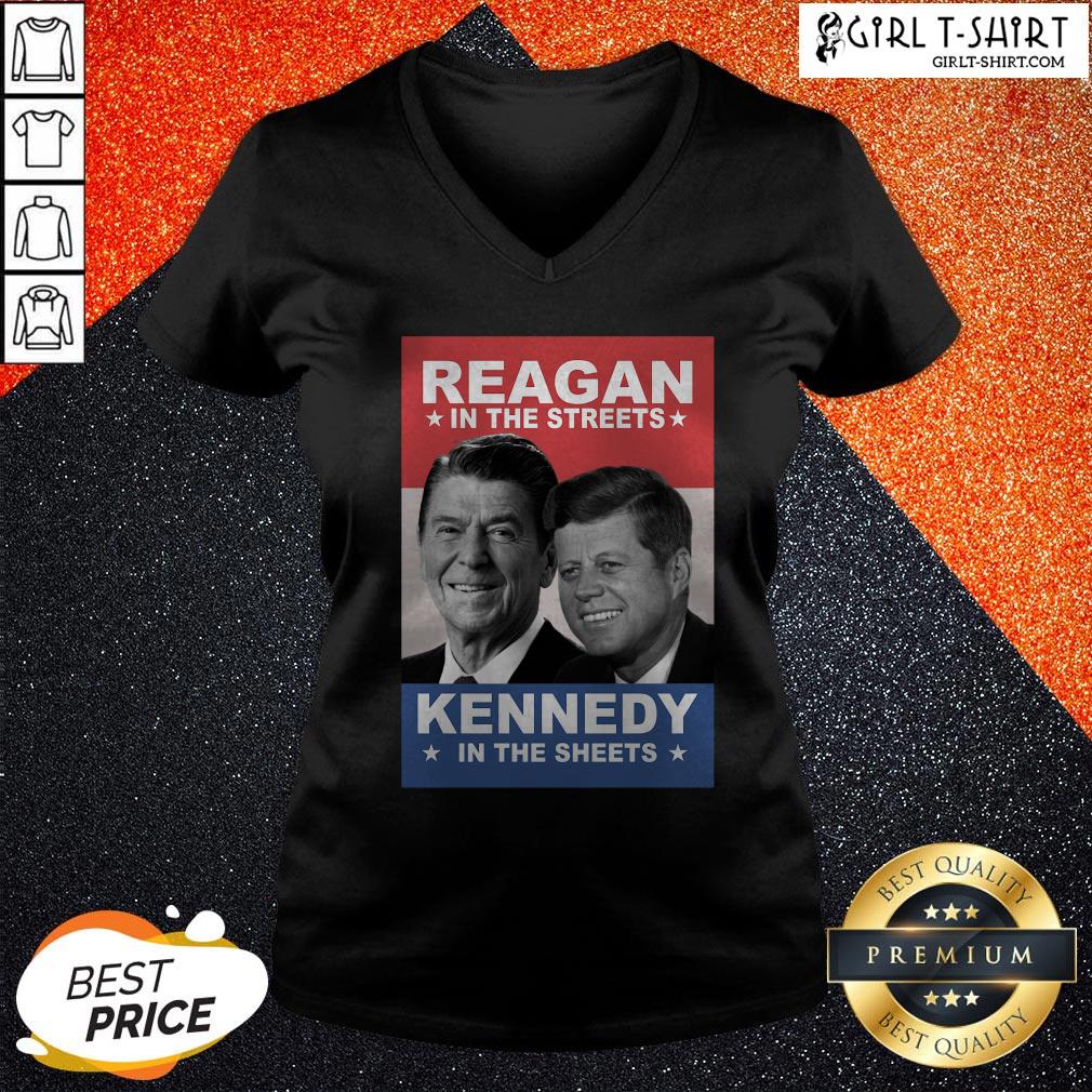 Reagan In The Streets Kennedy In The Sheets Shirt - Image 2