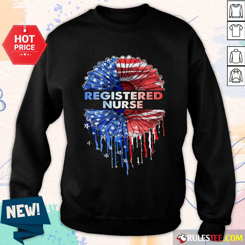 Registered Nurse American Flag Shirt - Image 5
