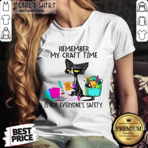 Alternative view of Remember My Craft Time Cat Shirt