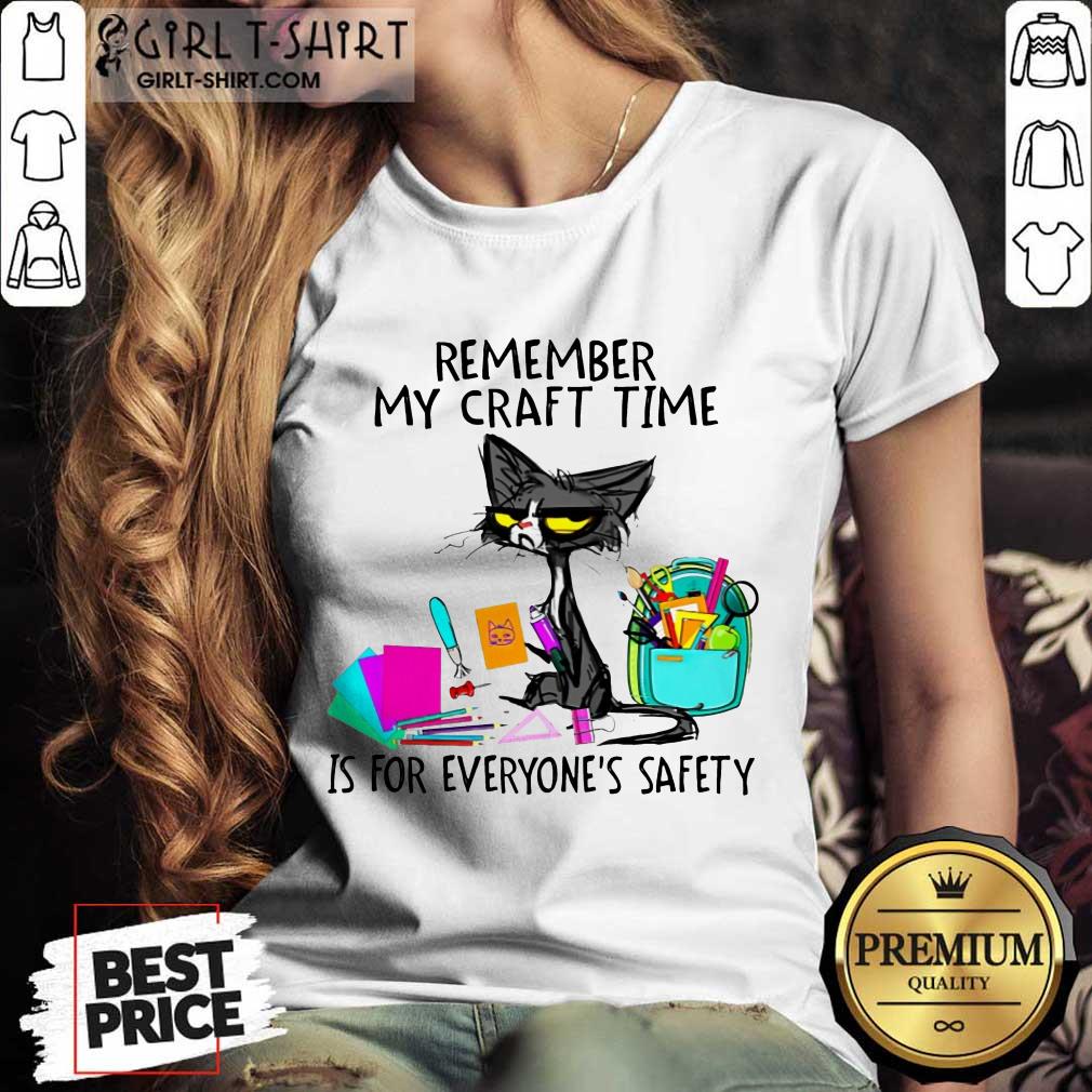 Remember My Craft Time Cat Shirt - Image 2