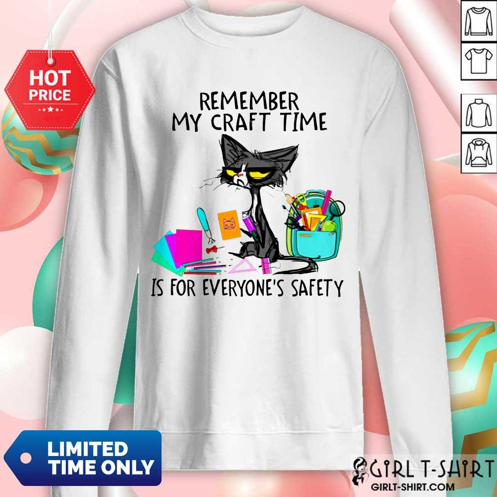 Remember My Craft Time Cat Shirt - Image 4