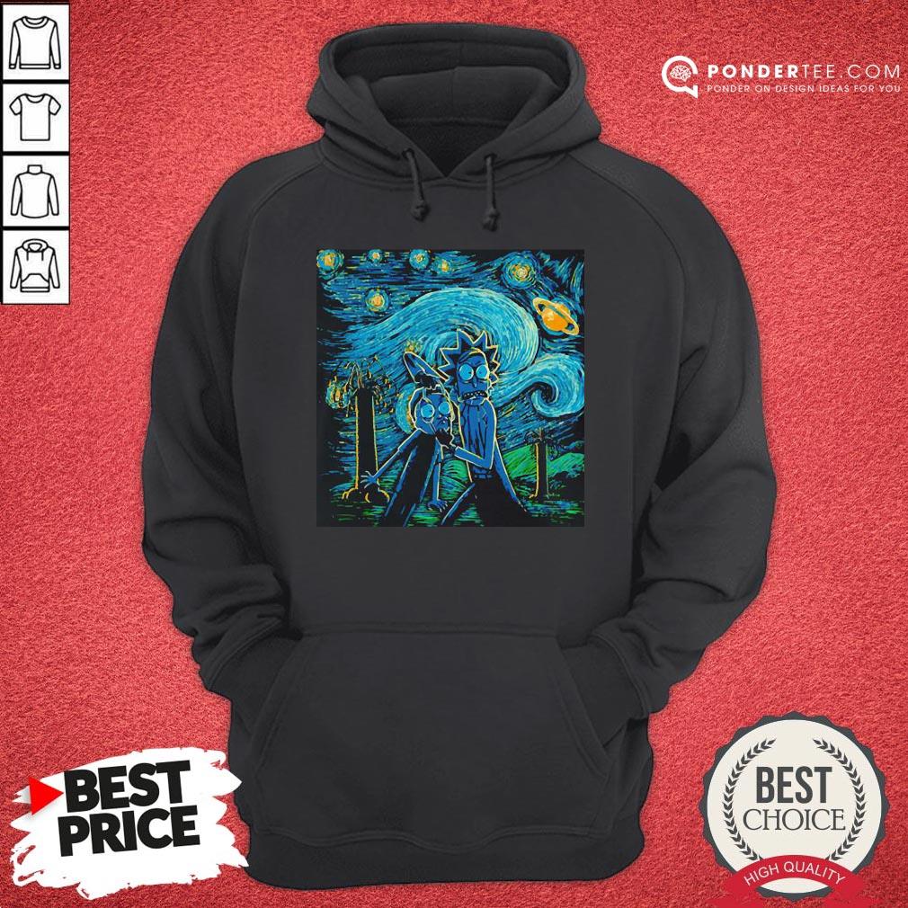Rick And Morty The Scream Painting Shirt - Image 5