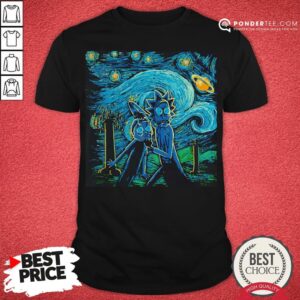 Rick And Morty The Scream Painting Shirt
