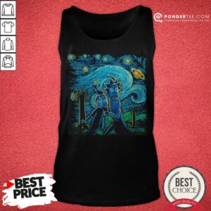 Alternative view of Rick And Morty The Scream Painting Shirt