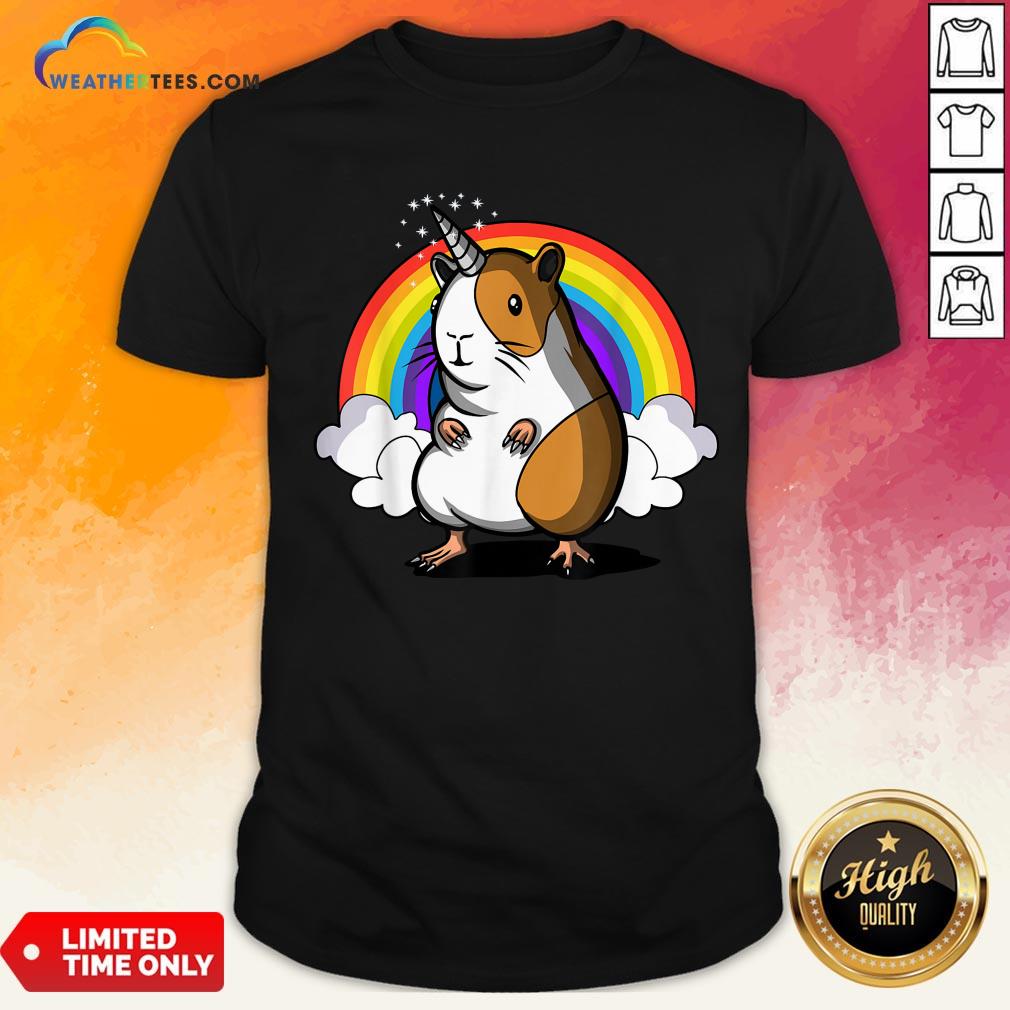 Right Guinea Unipig Rainbow Colors Shirt