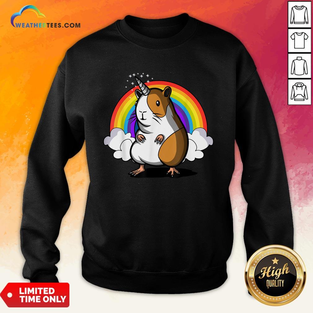 Right Guinea Unipig Rainbow Colors Shirt - Image 3