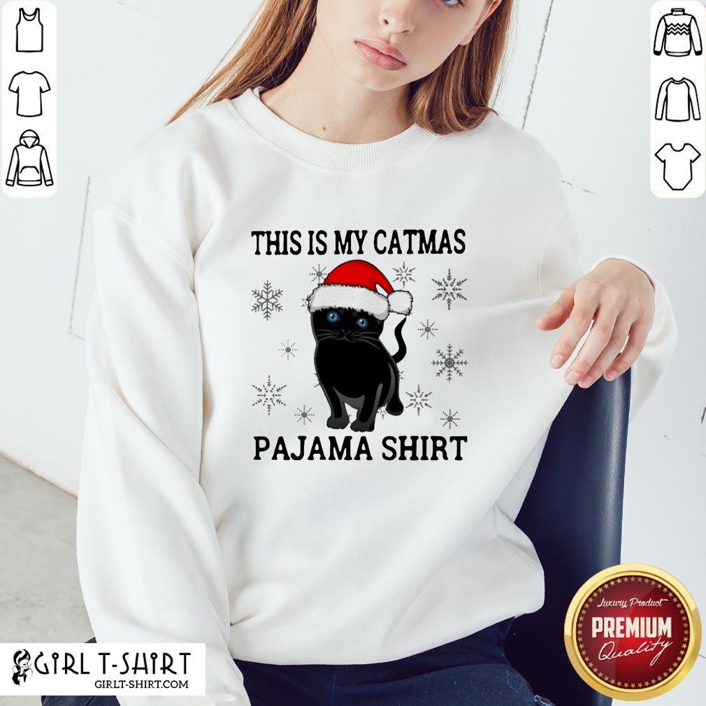 Right This Is My Catmas Pajama Shirt - Image 4