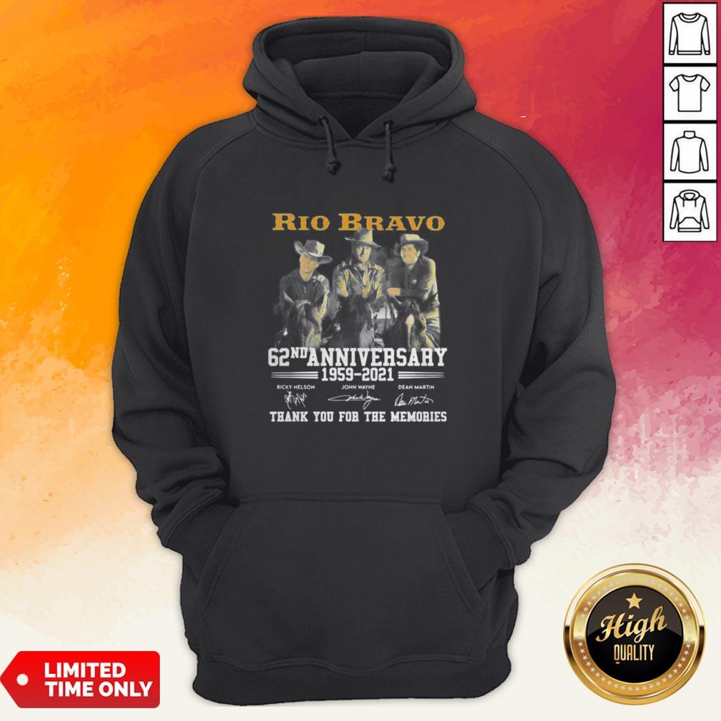 Rio Bravo 62nd Anniversary 1959 2021 Thank You For The Memories Signature Shirt - Image 4