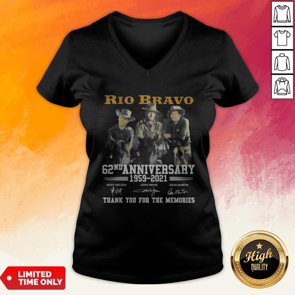 Rio Bravo 62nd Anniversary 1959 2021 Thank You For The Memories Signature Shirt - Image 5