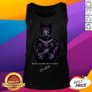 Alternative view of Rip Black Panther Resolution Rolling Stone Chadwick Boseman Shirt