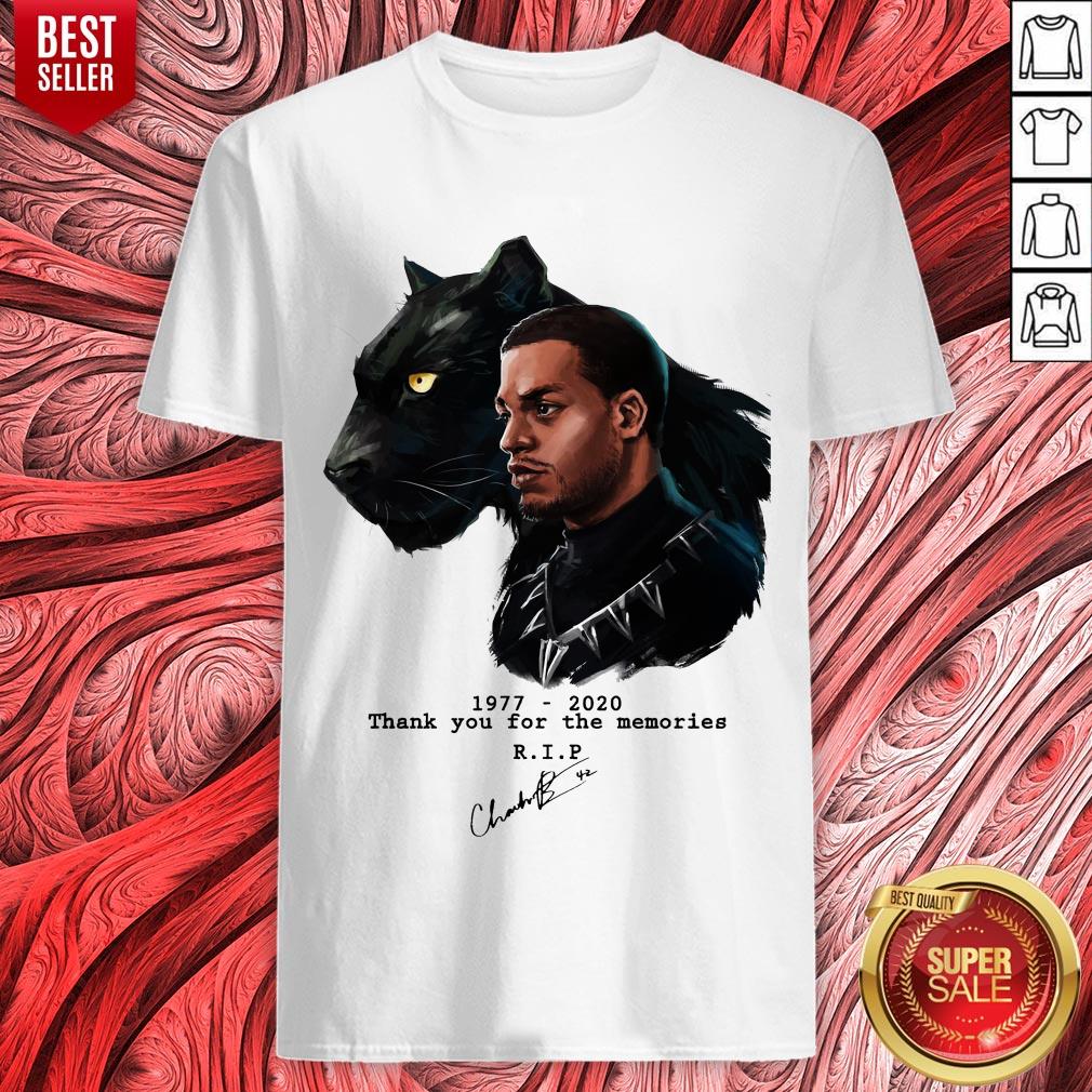 RIP Black Panther's Chadwick Boseman 1977 2020 Shirt