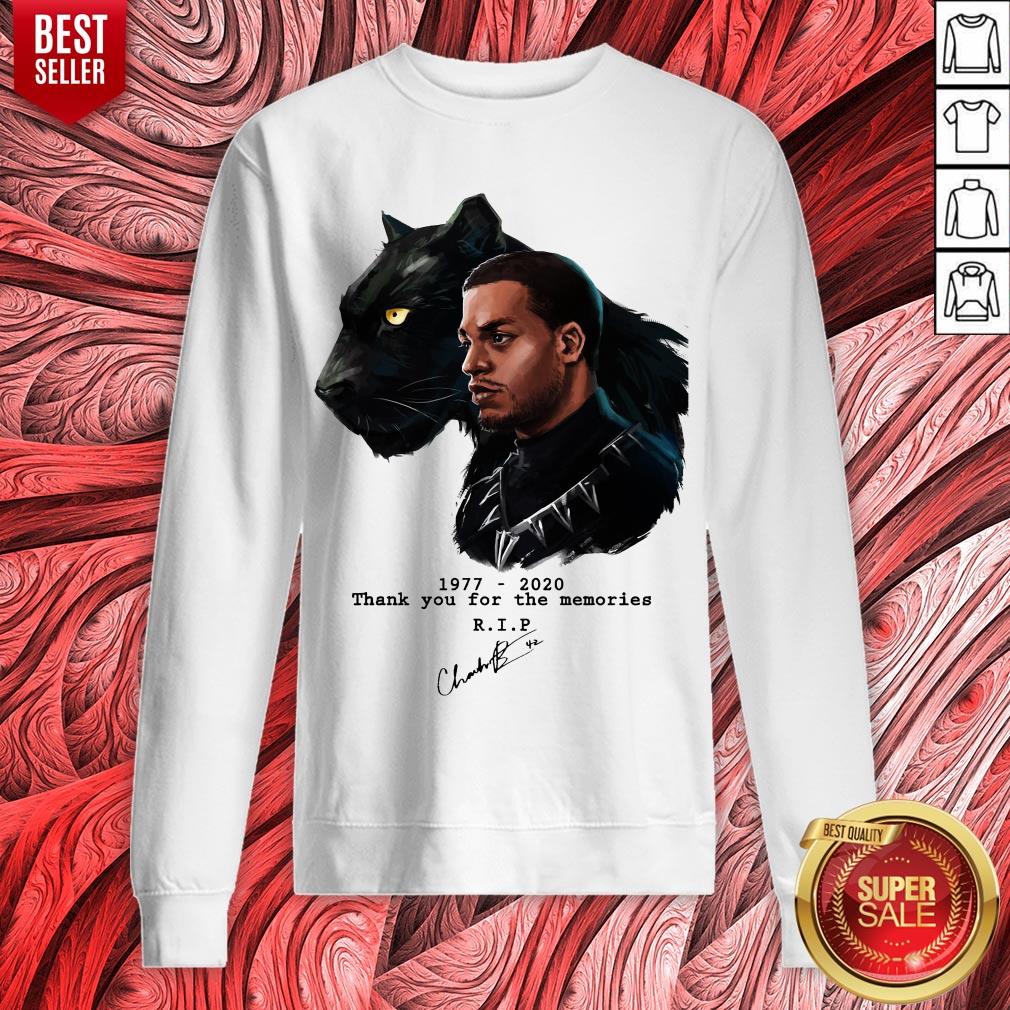 RIP Black Panther's Chadwick Boseman 1977 2020 Shirt - Image 3
