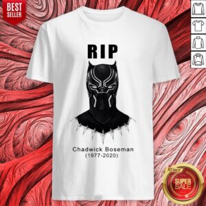 RIP Chadwick Boseman 1977-2020 Black Panther Shirt