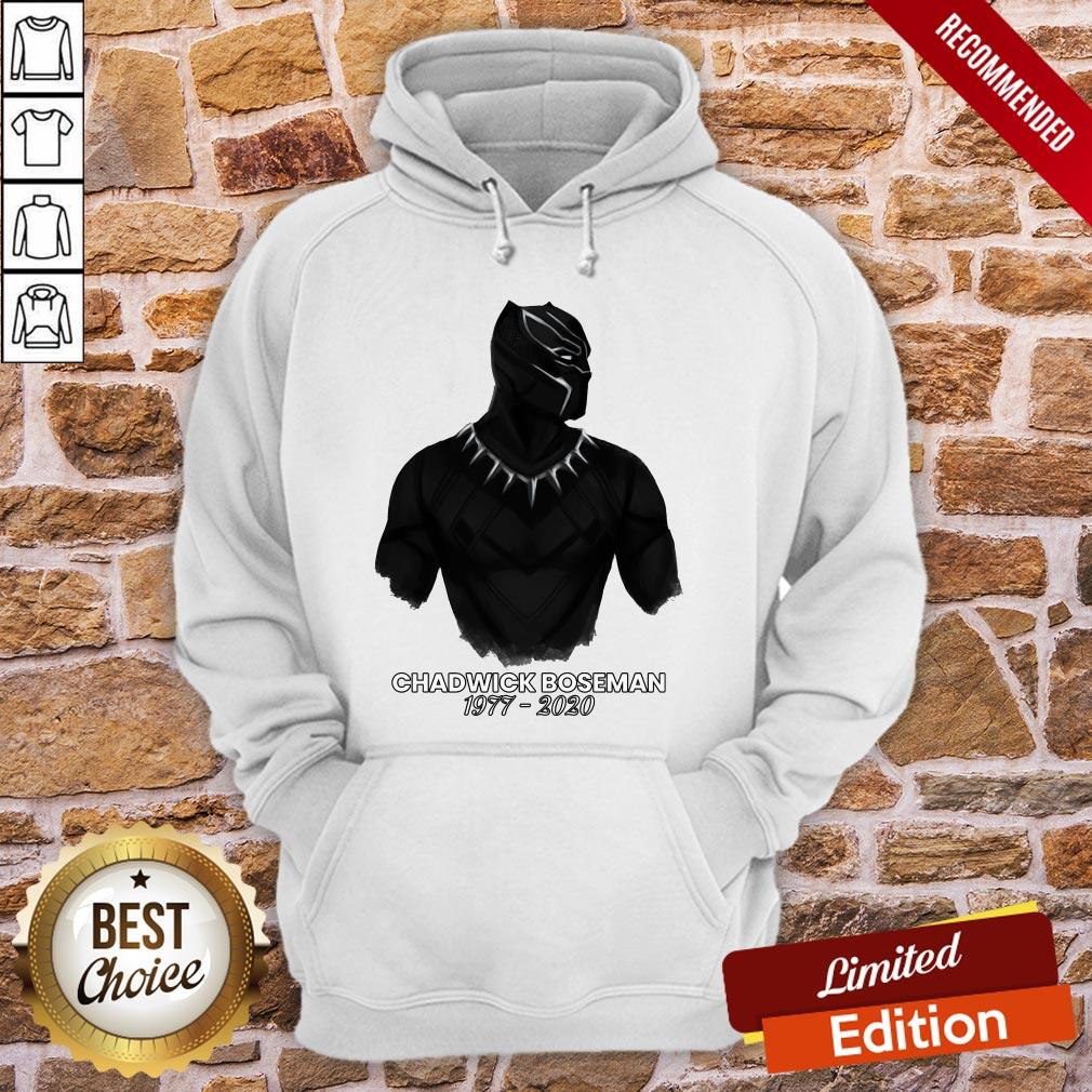 Rip Chadwick Boseman Black Panther 1977 2020 Thank You For The Memories Signature Shirt - Image 2