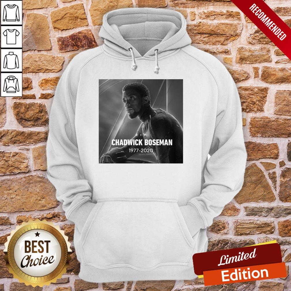 Rip Chadwick Boseman Black Panther 1977 2020 Thank You For The Memories Signature Shirt - Image 5
