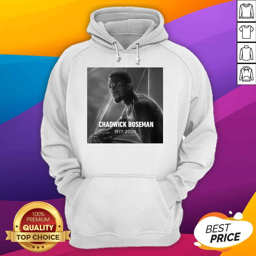 Rip Chadwick Boseman Black Panther 1977 2020 Thank You For The Memories Signature Shirt - Image 3