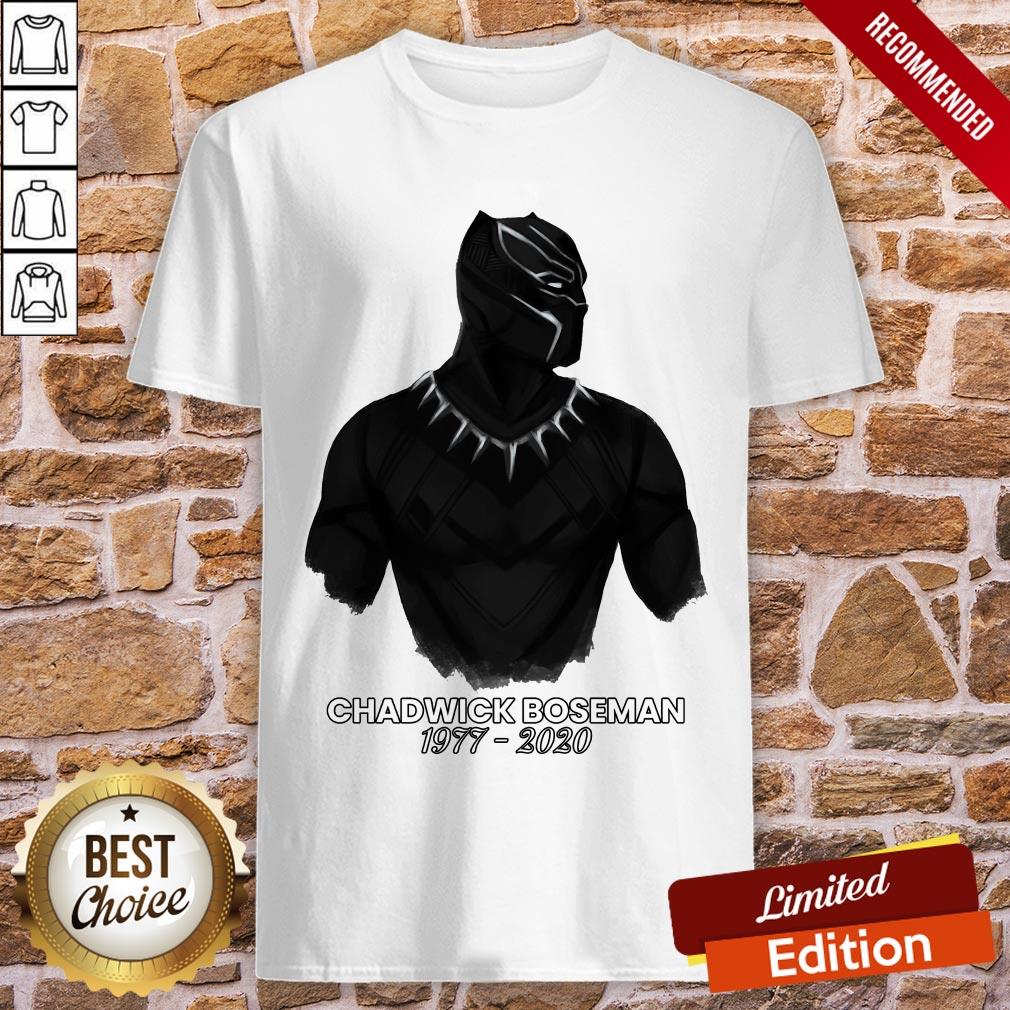Rip Chadwick Boseman Black Panther 1977 2020 Thank You For The Memories Signature Shirt