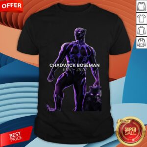 Rip Chadwick Boseman Black Panther 1977 2020 Thank You For The Memories Signature Shirt