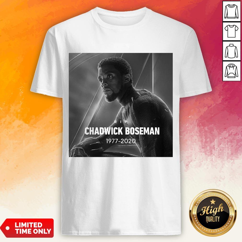 Rip Chadwick Boseman Black Panther 1977 2020 Thank You For The Memories Signature Shirt