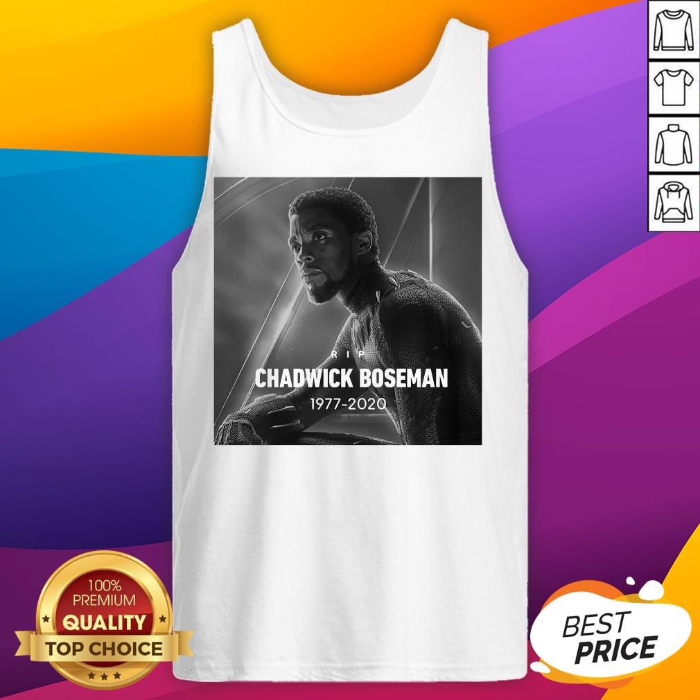 Rip Chadwick Boseman Black Panther 1977 2020 Thank You For The Memories Signature Shirt - Image 5