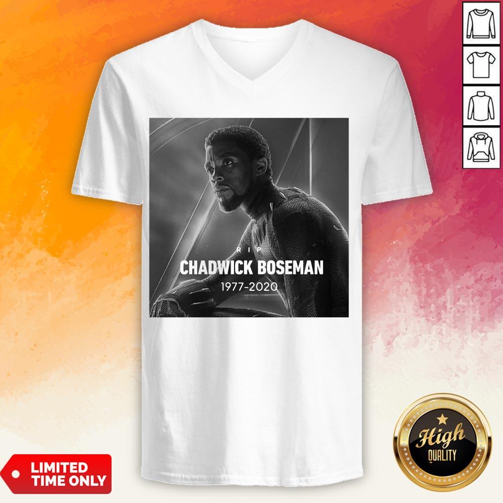 Rip Chadwick Boseman Black Panther 1977 2020 Thank You For The Memories Signature Shirt - Image 5