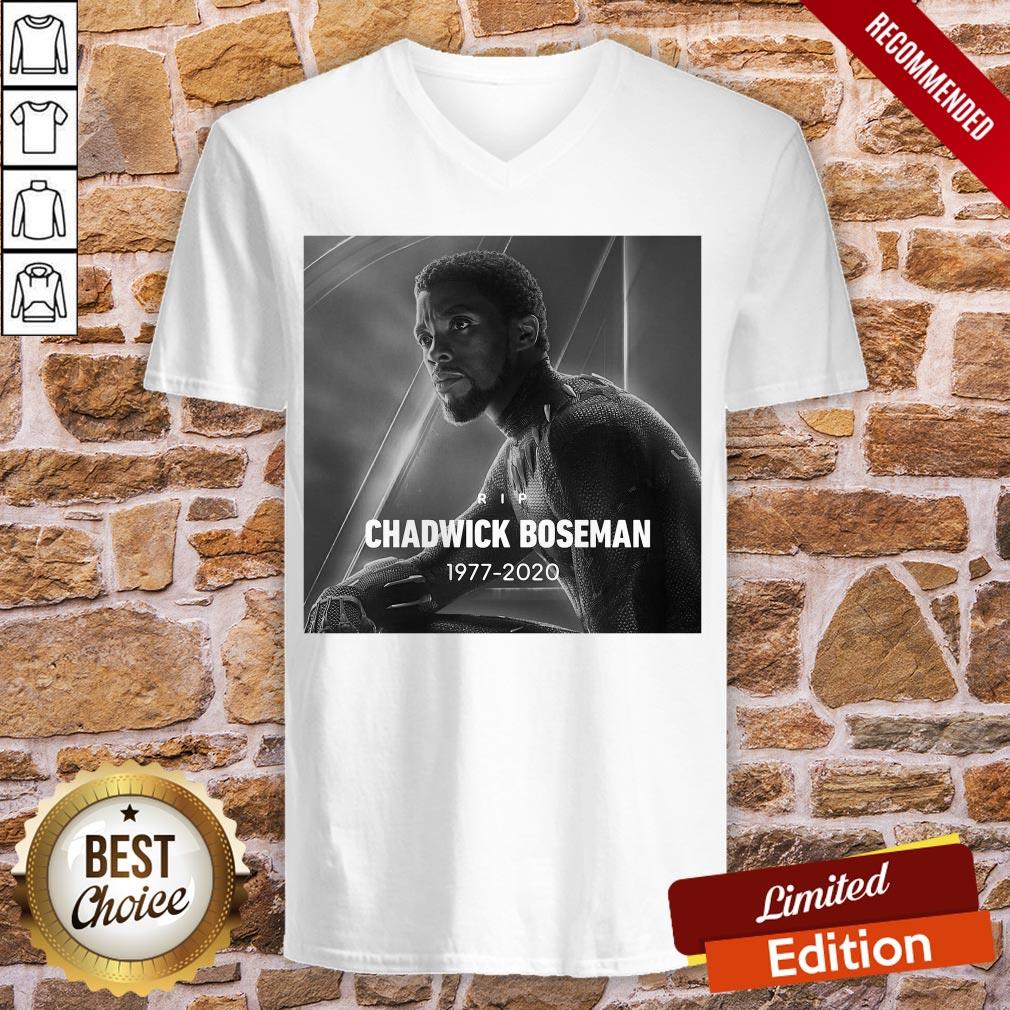 Rip Chadwick Boseman Black Panther 1977 2020 Thank You For The Memories Signature Shirt - Image 2