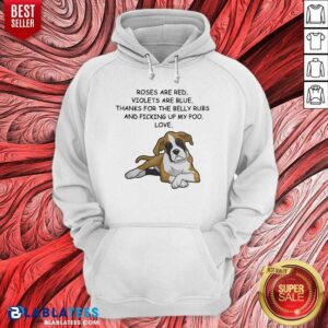 Alternative view of Roses Are Red Violets Are Blue Boxer Shirt