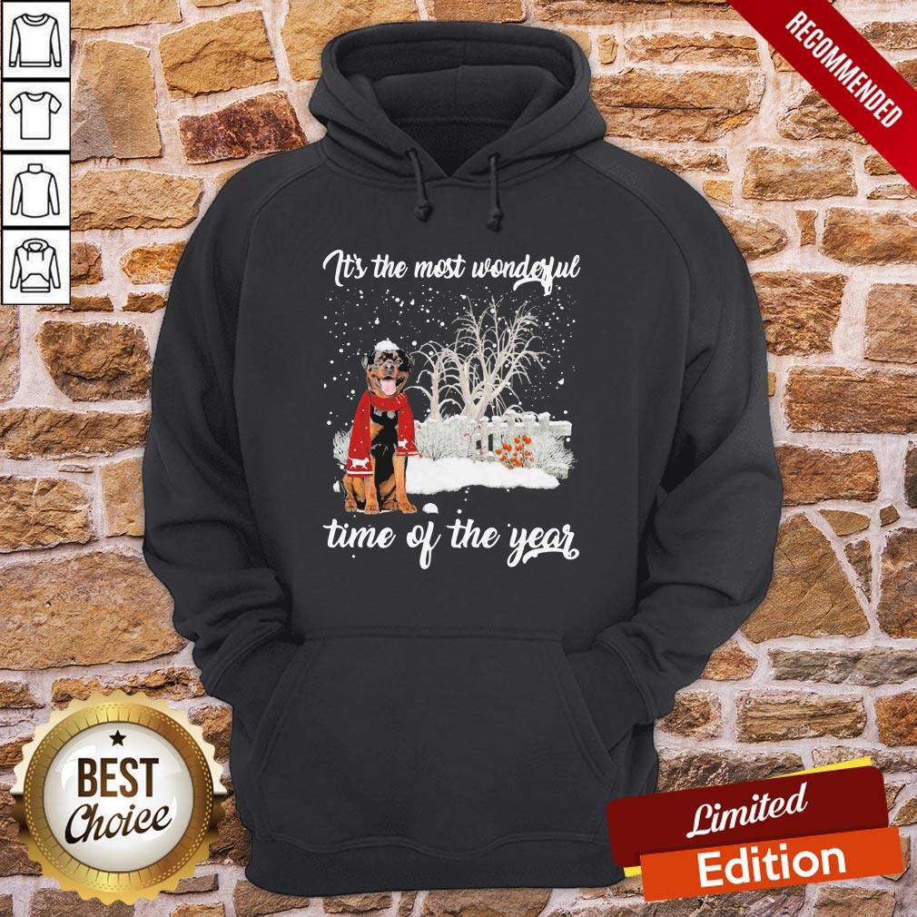 Rottweiler It’s The Most Wonderful Time Of The Year Shirt - Image 5
