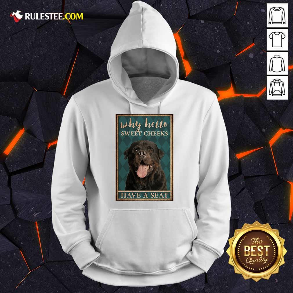 Rottweiler Why Hello Poster Shirt - Image 4