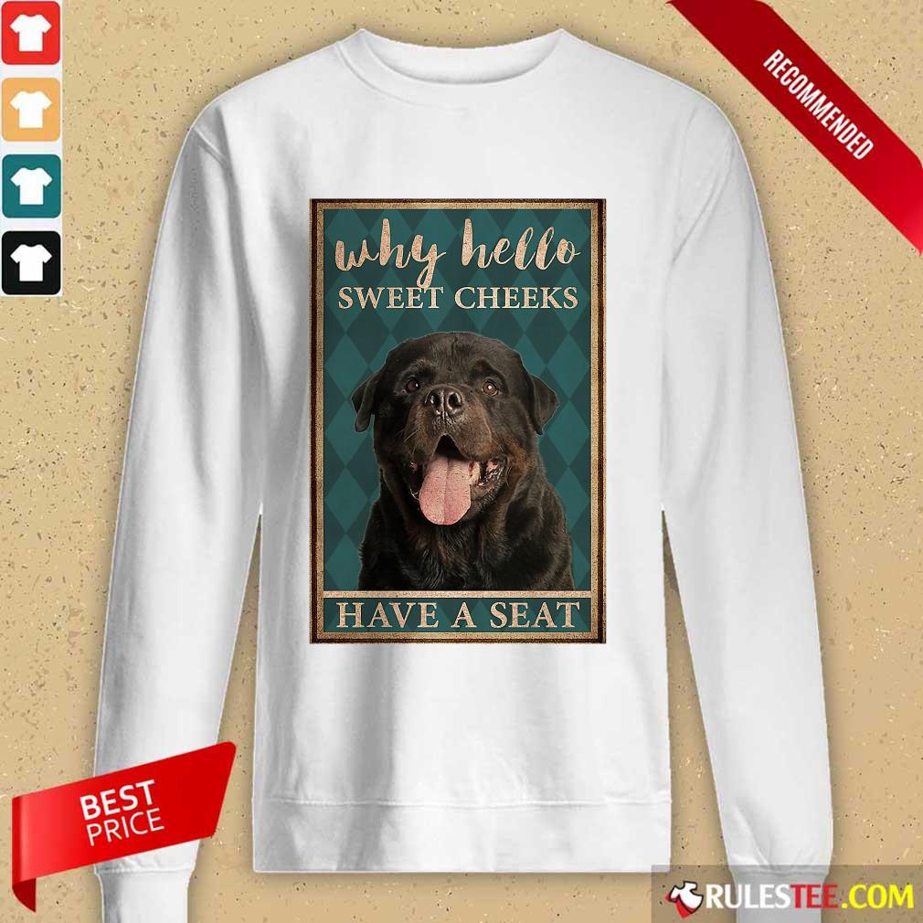 Rottweiler Why Hello Poster Shirt - Image 2