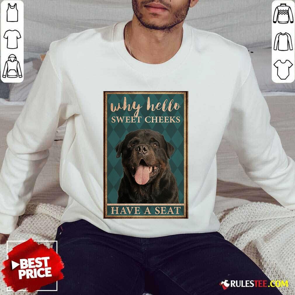 Rottweiler Why Hello Poster Shirt - Image 5